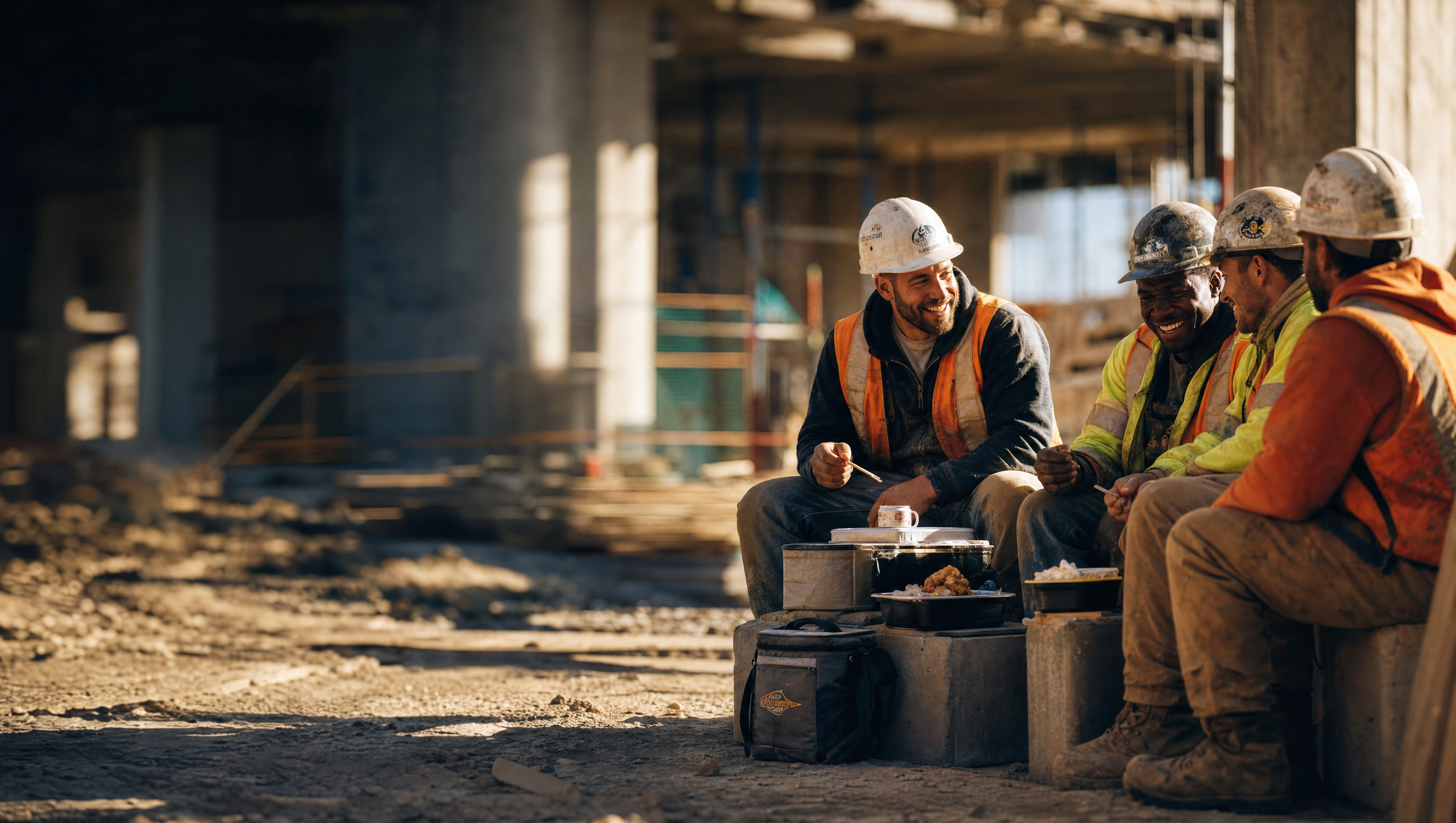 Sitebite delivery on a job site